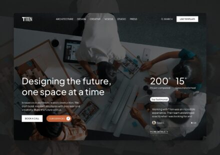 Best Framer templates for construction companies