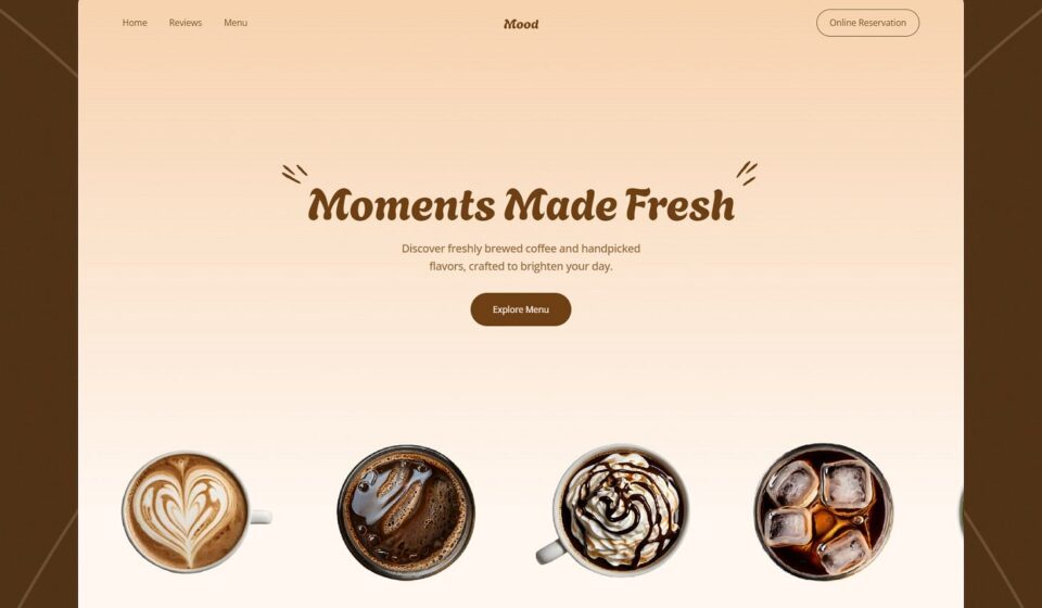 No-code restaurant website templates
