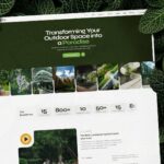 Garden design Framer templates