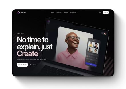 Best AI startup website template