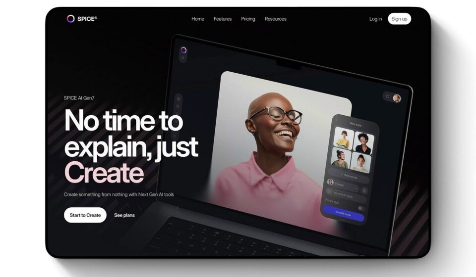 Best AI startup website template