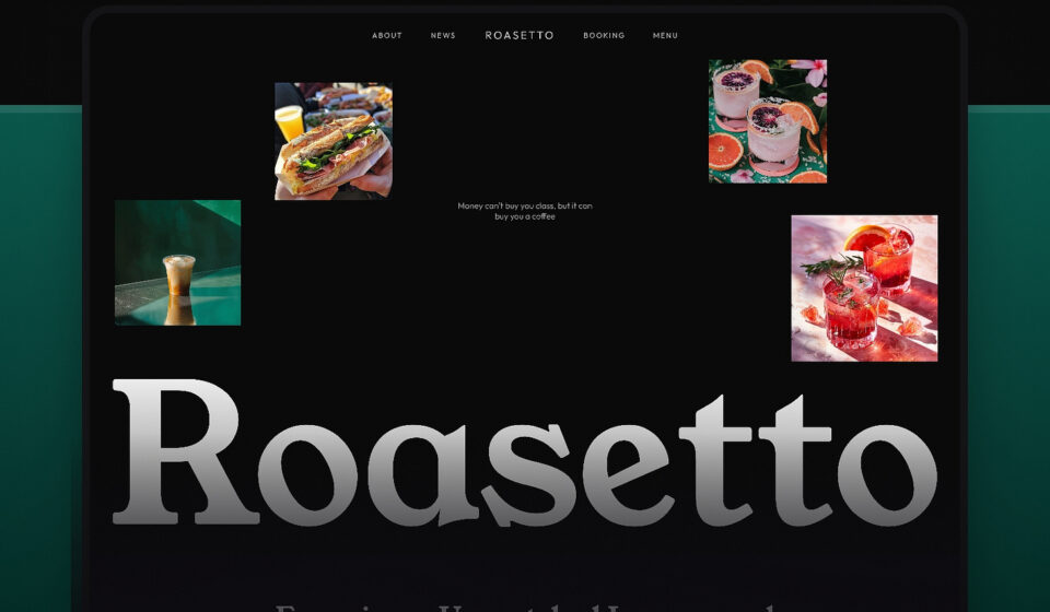 Best restaurant website templates for Framer
