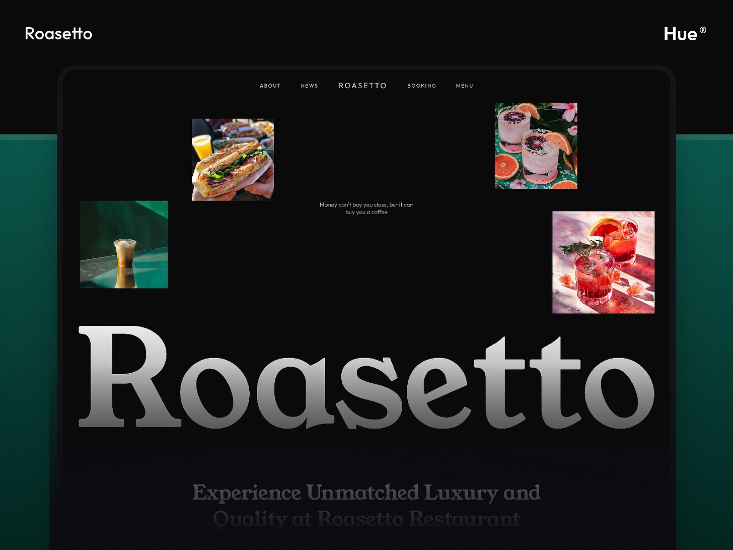 Best restaurant website templates for Framer